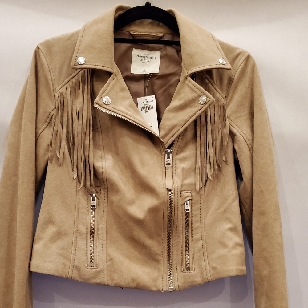 Abercrombie & Fitch Suede Jacket